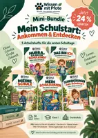Vorschau - Arbeitsblätter - Schulstart Materialpaket 1# | 5 Arbeitshefte für die ersten Schultage - Deckblatt