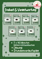 Vorschau - Stundenentwürfe - Freiheit & Verantwortung – Selbstbestimmung, Grenzen und Erwachsenwerden | XL-Materialpaket | Klasse 7–9 - Deckblatt