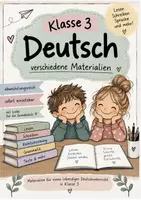 Vorschau - Unterrichtsreihen - Deutsch Klasse 3 - verschiedene Materialien - Deckblatt
