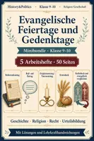 Vorschau - Arbeitsblätter - Evangelische Feiertage Bundle Klasse 9–10 - Deckblatt