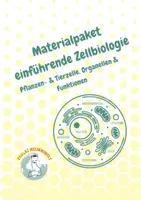 Vorschau - Arbeitsblätter - Materialpaket: Einführende Zellbiologie – Pflanzen- & Tierzelle, Organellen & Funktionen - Deckblatt