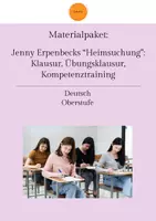 Vorschau - Arbeitsblätter - Materialpaket: Klausur + Klausurvorbereitung: Jenny Erpenbecks "Heimsuchung" - Deckblatt