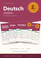 Vorschau - Arbeitsblätter - Deutsch 2 Grundschule - Komplettpaket (alle Lernbereiche) - Deckblatt