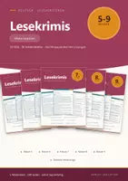 Vorschau - Arbeitsblätter - Lesekrimis Deutsch Klasse 5 bis 9 - Deckblatt