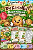 Vorschau - Arbeitsblätter - Die Kartoffel - Komplettpaket | Arbeitsheft, Rätsel, Wissenstest & Lösungen - Deckblatt