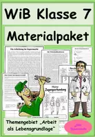 Vorschau - Stundenentwürfe - Materialpaket WiB Klasse 7 – Arbeit als Lebensgrundlage – Berufsorientierung - Deckblatt