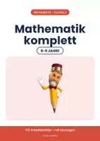 Vorschau - Arbeitsblätter - Mathematik komplett — Klasse 3 · 170 Arbeitsblätter mit Lösungen - Deckblatt