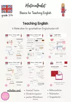 Vorschau - Poster - Basics for Teaching English - wachsendes Materialpaket - Deckblatt