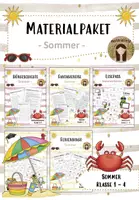 Vorschau - Arbeitsblätter - wachsendes Materialpaket: Sommer (Klasse 1-4) - Deckblatt