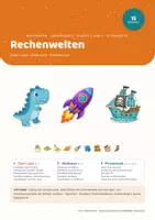 Vorschau - Stundenentwürfe - Rechenwelten — das 15er-Paket B: 15 Mathe-Einheiten für Klasse 3 und 4 - Deckblatt