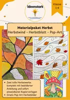 Vorschau - Mal- und Bastelvorlagen - Materialpaket Herbst - Herbstblatt, Herbstwind und Pop-Art - Deckblatt