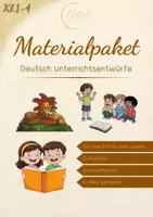 Vorschau - Stundenentwürfe - 4 Deutsch Unterrichtsentwürfe (UPP): Die Geschichte vom Löwen, Zuhörkrimi, Vorlesetheater, E-Mails schreiben - Deckblatt