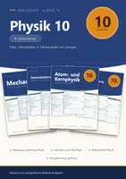 Vorschau - Arbeitsblätter - Physik 10 Realschule – Arbeitsblätter-Paket, 4 Lernbereiche - Deckblatt