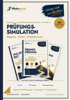 Vorschau - Unterrichtsreihen - Prüfungssimulation Deutsch – Diagnose, Trainer & 24 Übungsprüfungen zum HSA | Klasse 9 BW | Meilenschritt - Deckblatt