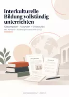 Vorschau - Stundenentwürfe - Interkulturelle Bildung komplett unterrichten | 7 Stunden + 5 Klausuren Pädagogik Q1/Q2 - Deckblatt