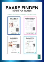 Vorschau - Spiele - Materialpaket: German/DaZ & Englisch | Paare finden - Deckblatt