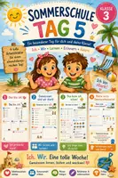 Vorschau - Arbeitsblätter - Sommerschule – Tag 5 | Ich, meine Klasse & meine Lernwoche | Klasse 3 - Deckblatt