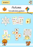 Vorschau - Spiele - AUTUMN / Herbst - Spielepaket - Vokabeln lernen - Deckblatt