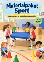 Vorschau - Stundenentwürfe - Materialpaket - Sport im Anfangsunterricht - Deckblatt