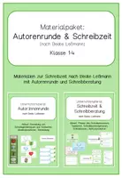 Vorschau - Unterrichtsreihen - Materialpaket Schreibzeit und Autorenrunde nach Beate Leßmann | Freies und kreatives Schreiben - Deckblatt