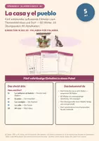 Vorschau - Arbeitsblätter - Spanisch A1 Fünferpaket: La casa y el pueblo (Haus und Dorf) - Deckblatt