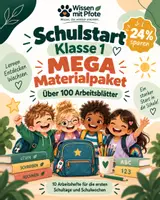 Vorschau - Arbeitsblätter - Mega-Materialpaket mit 10 Arbeitsheften | Schulstart Klasse 1 - Deckblatt