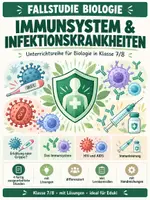 Vorschau - Stundenentwürfe - Immunsystem & Infektionskrankheiten | Bio Kl. 7/8 - Deckblatt