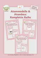 Vorschau - Stundenentwürfe - Atommodelle & Atombau: Dalton, Thomson, Rutherford, Bohr & Periodensystem - Deckblatt