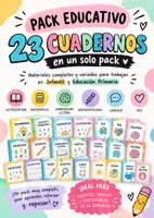 Vista previa - Hojas de trabajo - SUPER PACK EDUCATIVO DE 23 CUADERNOS: +1000 ACTIVIDADES Y RECURSOS PARA INFANTIL Y PRIMARIA - Portada