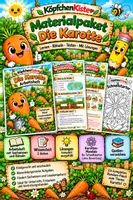 Vorschau - Spiele - Die Karotte - Komplettpaket | Arbeitsheft, Rätsel, Wissenstest & Lösungen - Deckblatt