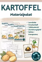 Vorschau - Arbeitsblätter - Kartoffel – Materialpaket für den Sachunterricht | Klasse 2/3 - Deckblatt