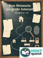 Vorschau - Arbeitsblätter - Vom Heimnetz ins große Internet - Fallakten 01 + 02 - Deckblatt