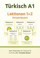 Vorschau - Arbeitsblätter - Türkisch A1 – Bundle Lektion 1 und 2: Komplettpaket - Deckblatt
