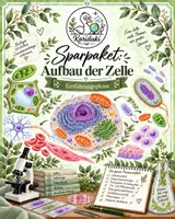 Vorschau - Arbeitsblätter - Sparpaket: Aufbau der Zelle – 8 Arbeitsblätter mit Lösungen | Einführungsphase - Deckblatt