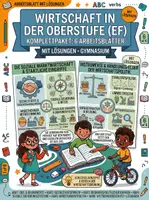 Vorschau - Unterrichtsreihen - Wirtschaft in der Oberstufe (EF) – Komplettpaket: 6 Arbeitsblätter mit Lösungen (Gymnasium) - Deckblatt