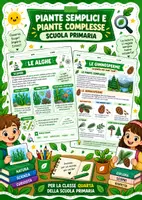anteprima - Esercizi - Piante semplici e piante complesse suola primaria - Pagina di copertina