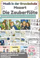 Vorschau - Unterrichtsreihen - Die Zauberflöte – komplette Unterrichtsreihe zu Mozart | Musik Grundschule - Deckblatt