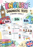 Vista previa - Hojas de trabajo - Pack pruebas iniciales/diagnósticas inglés 4º,5º y 6º de primaria - Portada