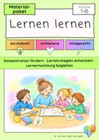 Vorschau - Unterrichtsreihen - Lernen lernen – Konzentration, Ziele & Lernreflexion | wachsendes Materialpaket - Deckblatt