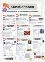 Vorschau - Arbeitsblätter - Künstlerinnen Materialpaket - Deckblatt