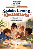 Vorschau - Arbeitsblätter - Materialpaket Soziales Lernen & Klassenstärke | Medium Bundle Klasse 3–4 - Deckblatt