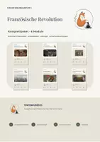 Vorschau - Stundenentwürfe - Materialpaket: Französische Revolution - Deckblatt