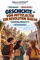 Vorschau - Arbeitsblätter - Materialpaket | Vom Mittelalter zur Revolution 1848/49 | Medium Bundle - Deckblatt