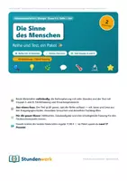 Vorschau - Unterrichtsreihen - Sinne Reihe und Test NaWi Sparpaket - Deckblatt