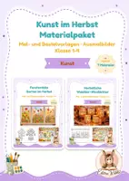 Vorschau - Mal- und Bastelvorlagen - Kunst Klasse 1 - Deckblatt