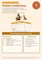 Vorschau - Arbeitsblätter - Spanisch A1 Fünferpaket: Feste und Traditionen - Deckblatt
