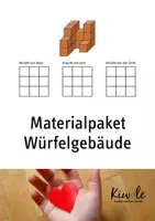Vorschau - Arbeitsblätter - Großes Materialpaket "Würfelgebäude" - Deckblatt