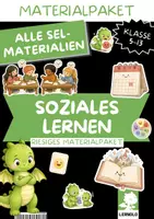 Vorschau - Stundenentwürfe - Soziales Lernen MEGA GROWING BUNDLE | Kurzgeschichten, Impulse & Podiumsdiskussionen | Klasse 5-7 | wächst stetig | LERNOLO SEL Komplettpaket - Deckblatt