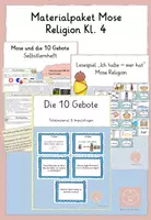 Vorschau - Arbeitsblätter - Materialpaket Mose Religion Kl. 4 - Deckblatt