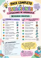 Vista previa - Unidades / Secuencias / Situaciones de Aprendizaje - PACK DOCENTE: ESTACIONES + SITUACIONES DE APRENDIZAJE (LENGUA, MATEMÁTICAS, EF, HISTORIA Y MÁS) - Portada
